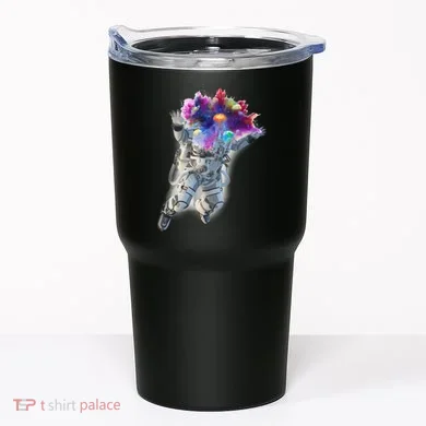 Astronaut Universe Planet Explosion Tumbler