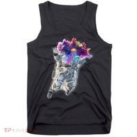 Astronaut Universe Planet Explosion Tank Top thumb 0
