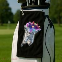 Astronaut Universe Planet Explosion Golf Towel thumb 2