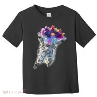 Astronaut Universe Planet Explosion Toddler T-Shirt thumb 0