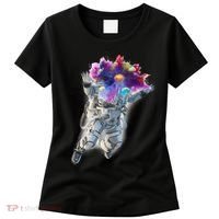 Astronaut Universe Planet Explosion Women's T-Shirt thumb 0