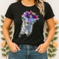 Astronaut Universe Planet Explosion Women's T-Shirt thumb 2