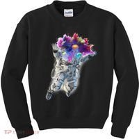 Astronaut Universe Planet Explosion Kids Sweatshirt thumb 0