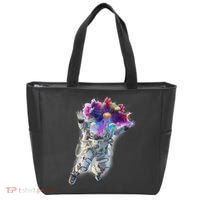 Astronaut Universe Planet Explosion Tote Bag thumb 0