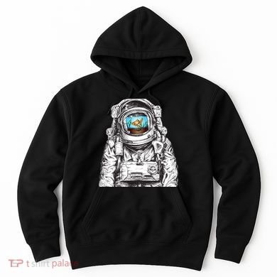 Astronaut With Goldfish Hoodie