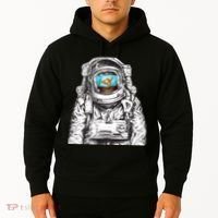 Astronaut With Goldfish Hoodie thumb 2