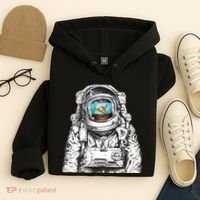 Astronaut With Goldfish Hoodie thumb 4