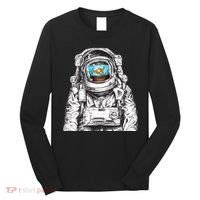 Astronaut With Goldfish Long Sleeve Shirt thumb 0