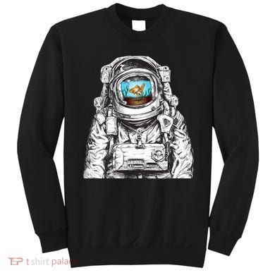 Astronaut With Goldfish Sweatshirt