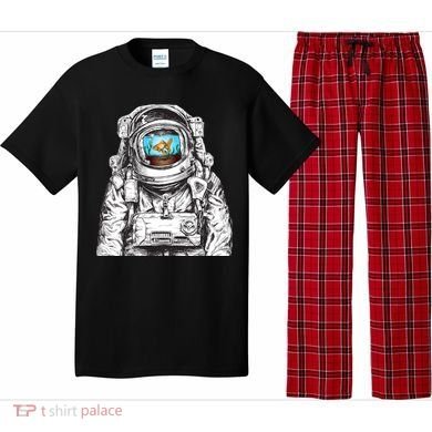 Astronaut With Goldfish Pajama Set