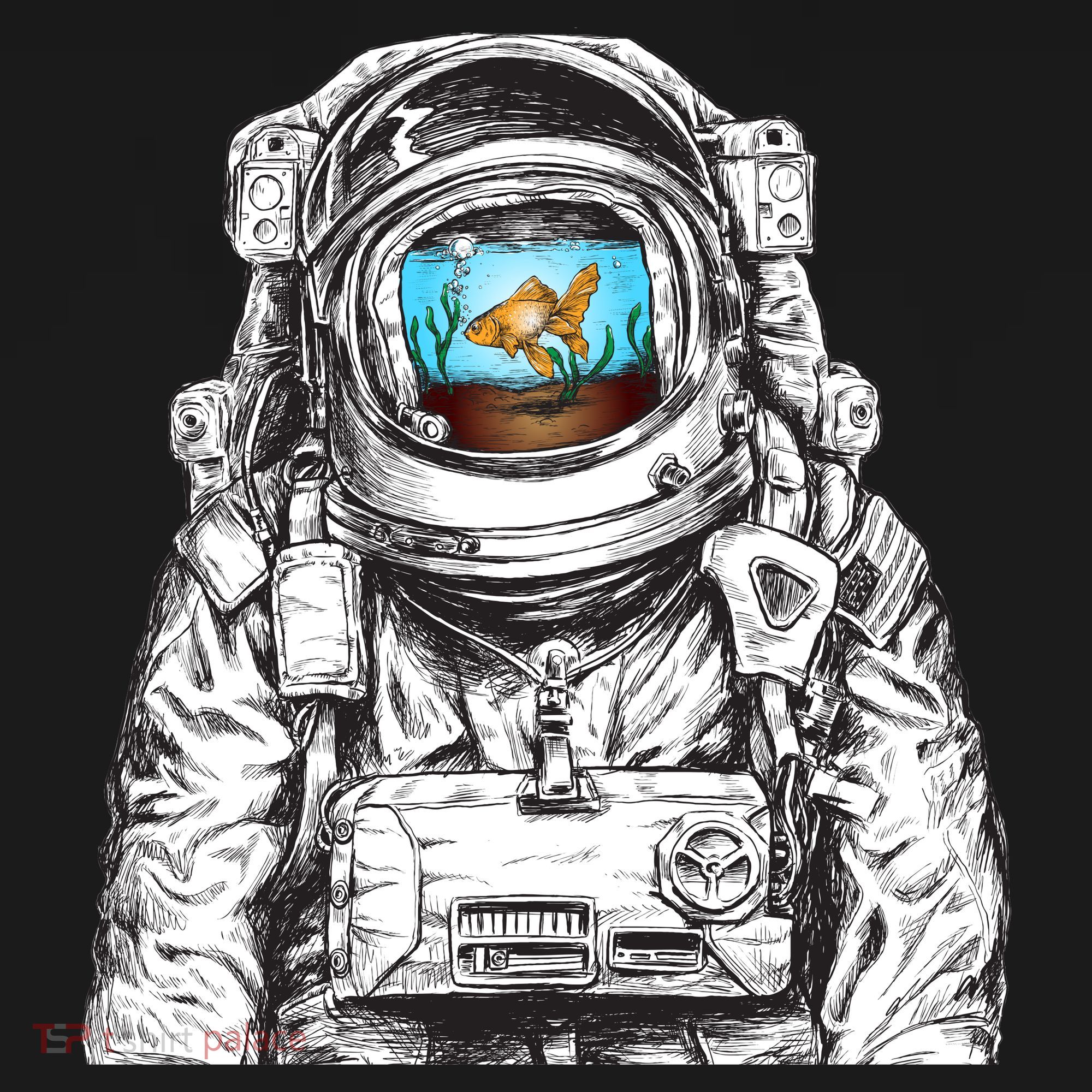 Astronaut With Goldfish Polo