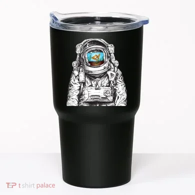 Astronaut With Goldfish Tumbler
