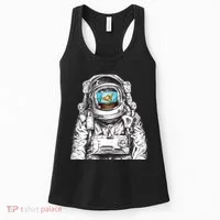 Astronaut With Goldfish Women's Tank Top thumb 0