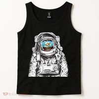 Astronaut With Goldfish Tank Top thumb 2