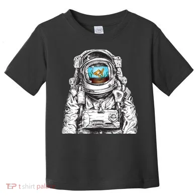 Astronaut With Goldfish Toddler T-Shirt
