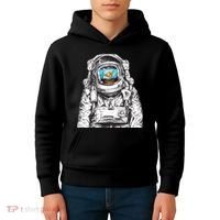 Astronaut With Goldfish Kids Hoodie thumb 4