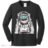 Astronaut With Goldfish Kids Long Sleeve Shirt thumb 0