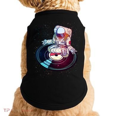 Astronaut Yoga Music Record Doggie Tank