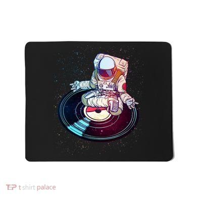 Astronaut Yoga Music Record Mousepad