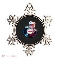 Astronaut Yoga Music Record Ornament thumb 0