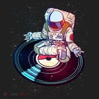 Astronaut Yoga Music Record Hat thumb 2