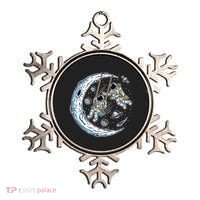 Astronauts Moon Swinging Ornament thumb 0