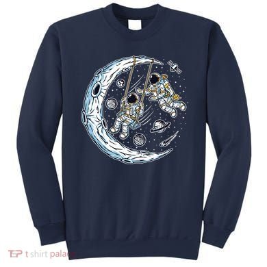 Astronauts Moon Swinging Sweatshirt