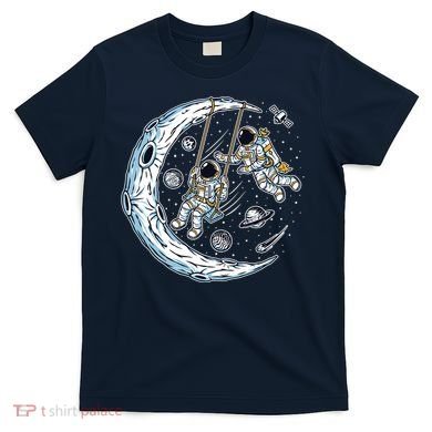 Astronauts Moon Swinging T-Shirt