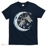Astronauts Moon Swinging T-Shirt thumb 0