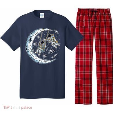 Astronauts Moon Swinging Pajama Set