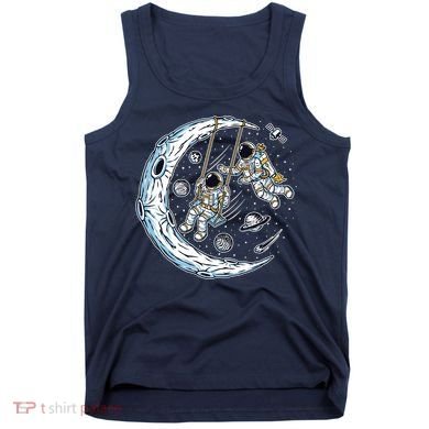 Astronauts Moon Swinging Tank Top
