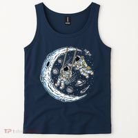 Astronauts Moon Swinging Tank Top thumb 2