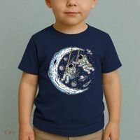 Astronauts Moon Swinging Toddler T-Shirt thumb 2