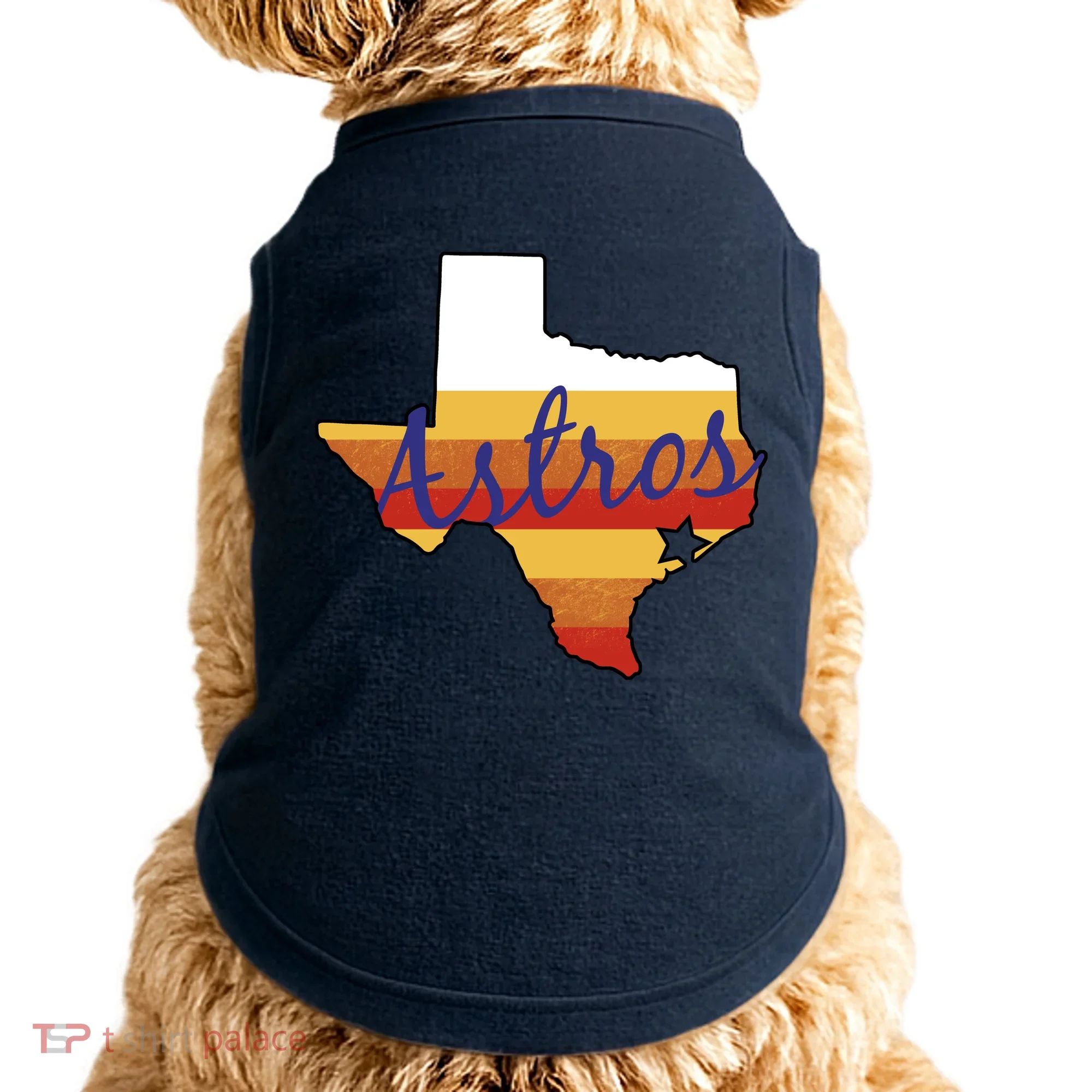 Astros Baseball Vintage Doggie Tank