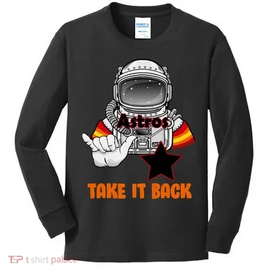 Astros Take It Back Kids Long Sleeve Shirt