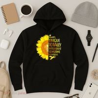 Autism Sunflower Unique Totally Intelligent Mysterious Hoodie thumb 3
