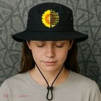Autism Sunflower Unique Totally Intelligent Mysterious Bucket Hat thumb 3