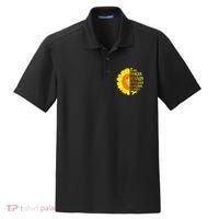 Autism Sunflower Unique Totally Intelligent Mysterious Dry Zone Grid Polo thumb 0