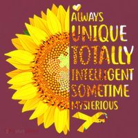 Autism Sunflower Unique Totally Intelligent Mysterious 16oz Travel Tumbler thumb 2