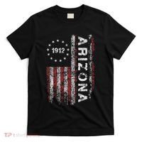 Arizona State Us Flag Vintage T-Shirt thumb 0
