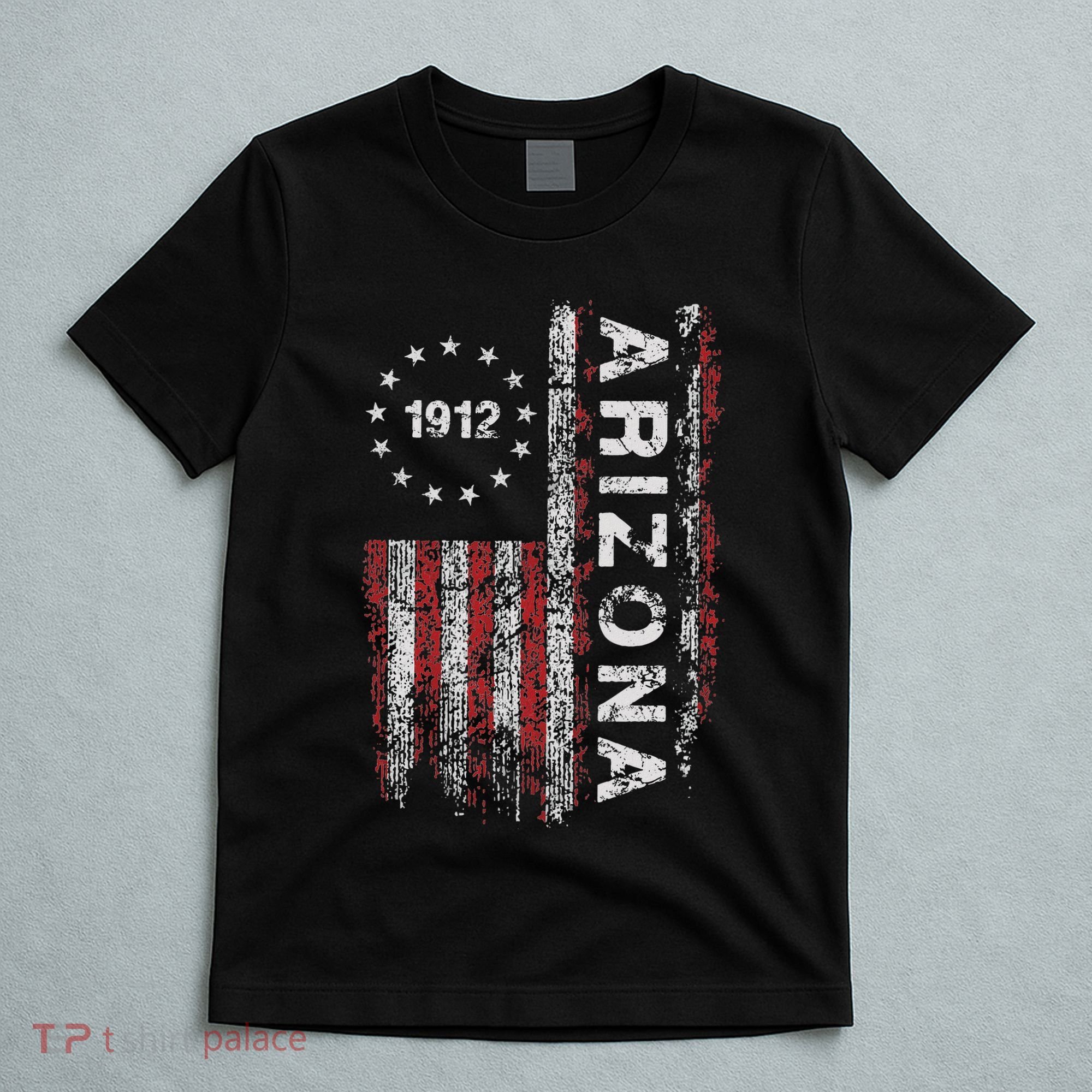 Arizona State Us Flag Vintage T-Shirt