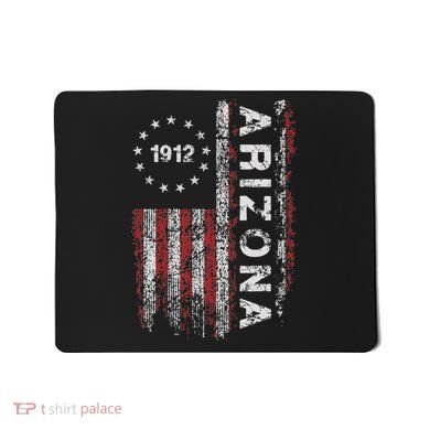 Arizona State Us Flag Vintage Mousepad