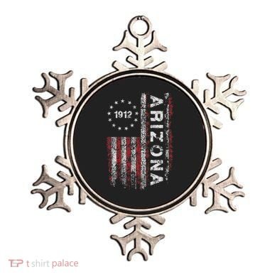 Arizona State Us Flag Vintage Ornament