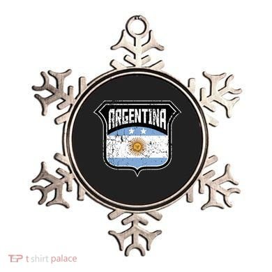 Argentina Soccer Vintage Country Flag Crest Shield Meaningful Gift Ornament