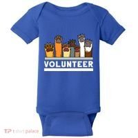 Animal Shelter Volunteer For Dog Rescue Supporter Baby Bodysuit thumb 0