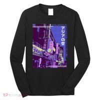 Aesthetic Style Vaporwave Japan 80s 90s Tokyo Osaka street Long Sleeve Shirt thumb 0