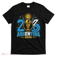 Argentina Soccer World 2026 Championship Celebration T-Shirt thumb 0