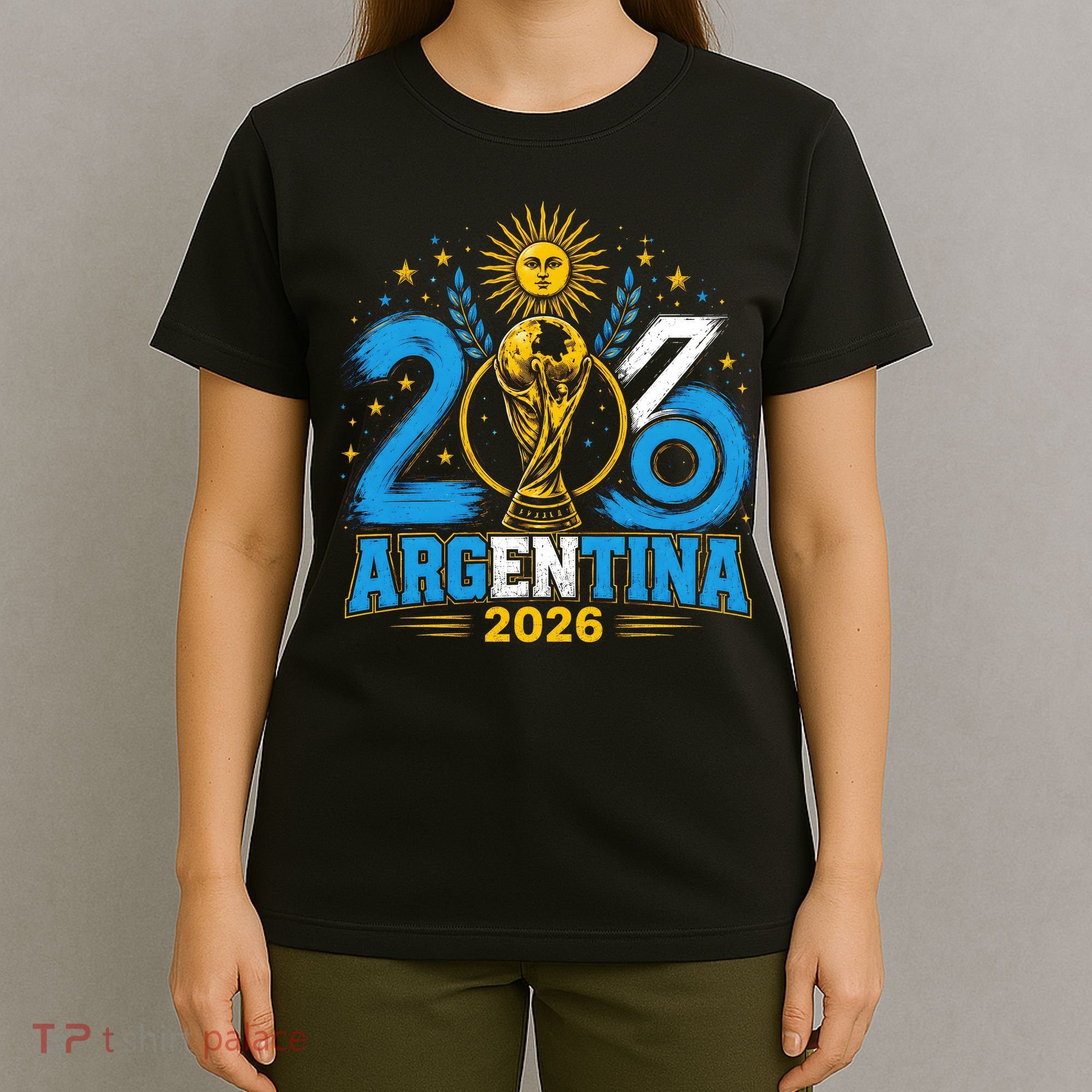 Argentina Soccer World 2026 Championship Celebration T-Shirt