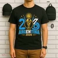 Argentina Soccer World 2026 Championship Celebration T-Shirt thumb 6