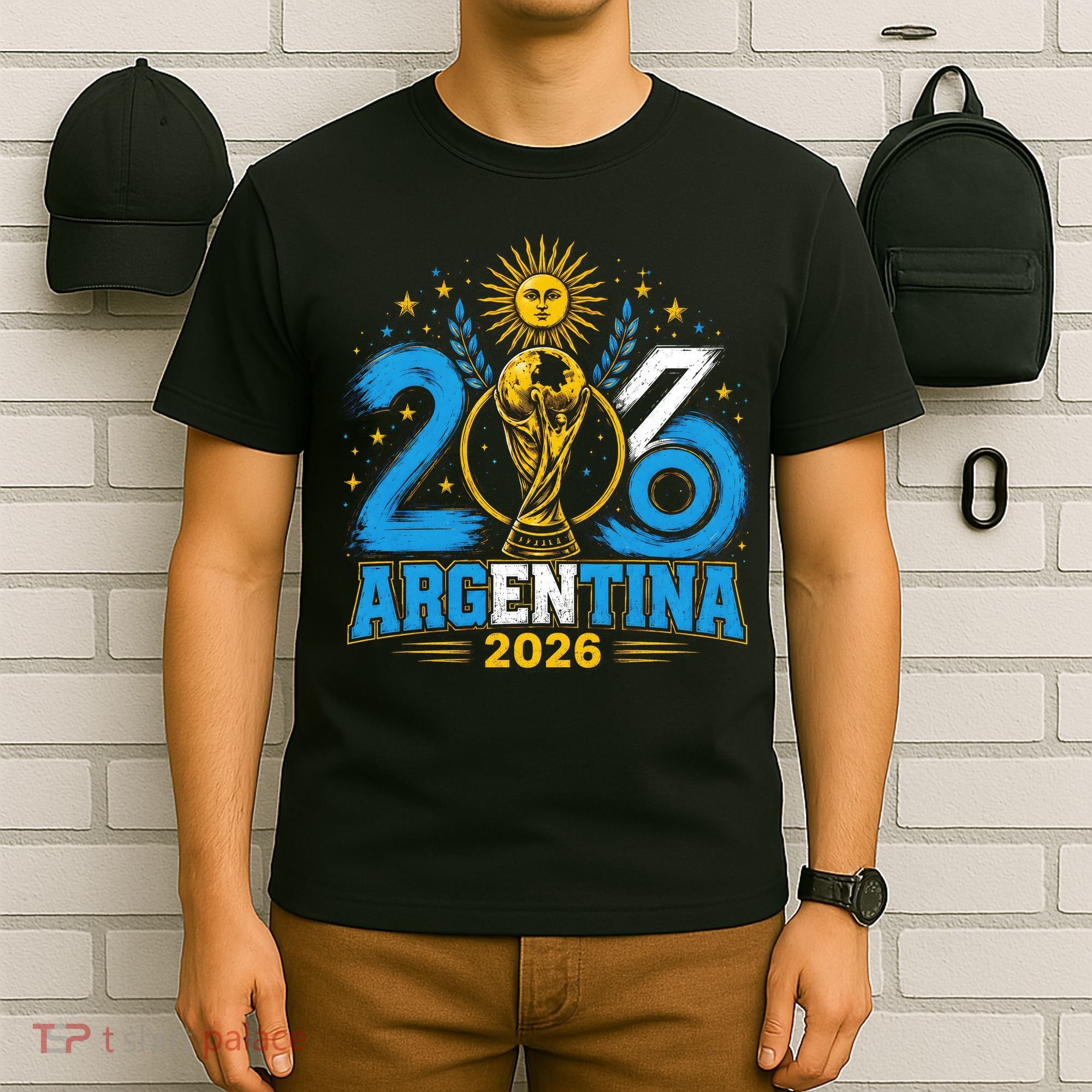 Argentina Soccer World 2026 Championship Celebration T-Shirt